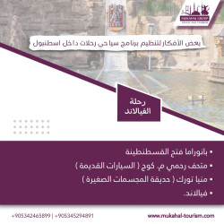 بعض الأفكار لتنظيم رحلات سياحية داخل اسطنبول