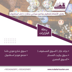 بعض الأفكار لتنظيم رحلات سياحية داخل اسطنبول